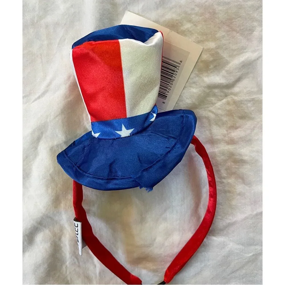 Uncle Sam 4th of July Hat for Large Dogs